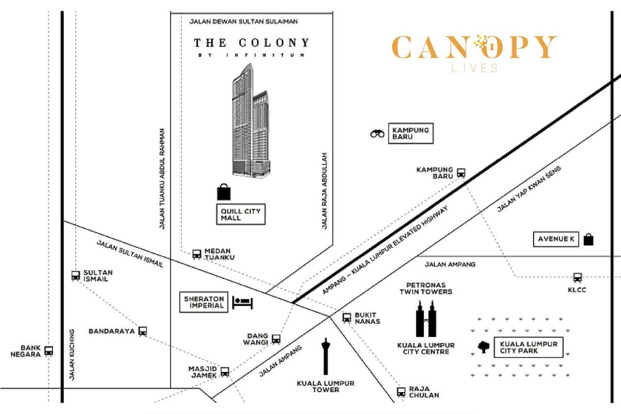Appartement The Luxe & The Colony, Klcc à Kuala Lumpur Extérieur photo